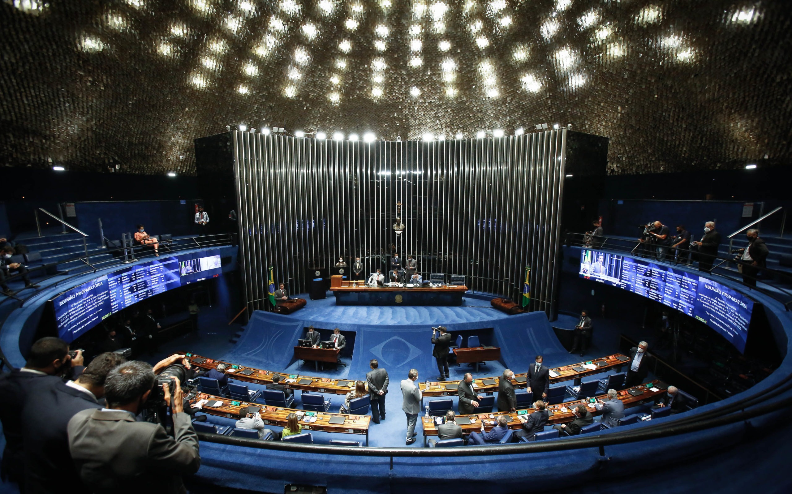 Plenário do Senado Federal durante sessão em Brasília